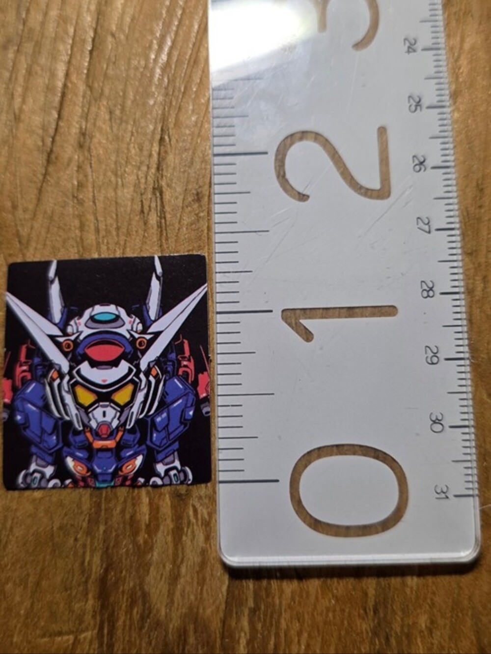 Robot Mecha Sticker — Multicolor Gundam-Style Helmet